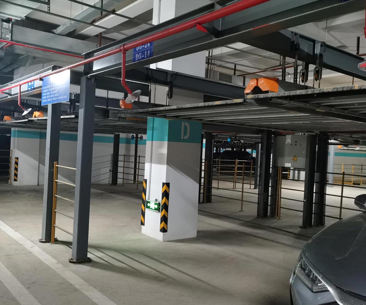 赫章PSH上下升降機械停車位回收