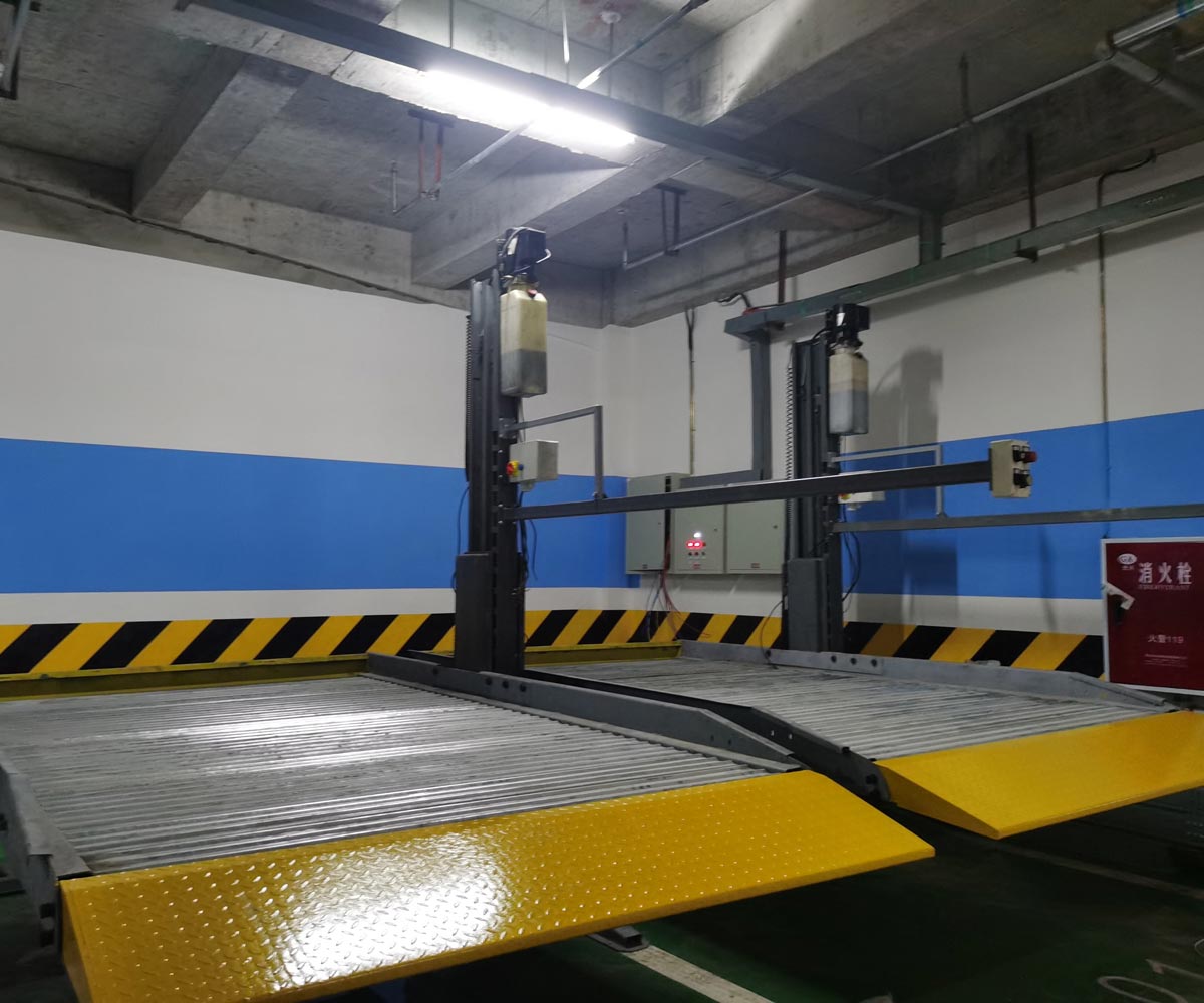萬山地下室簡易升降停車庫