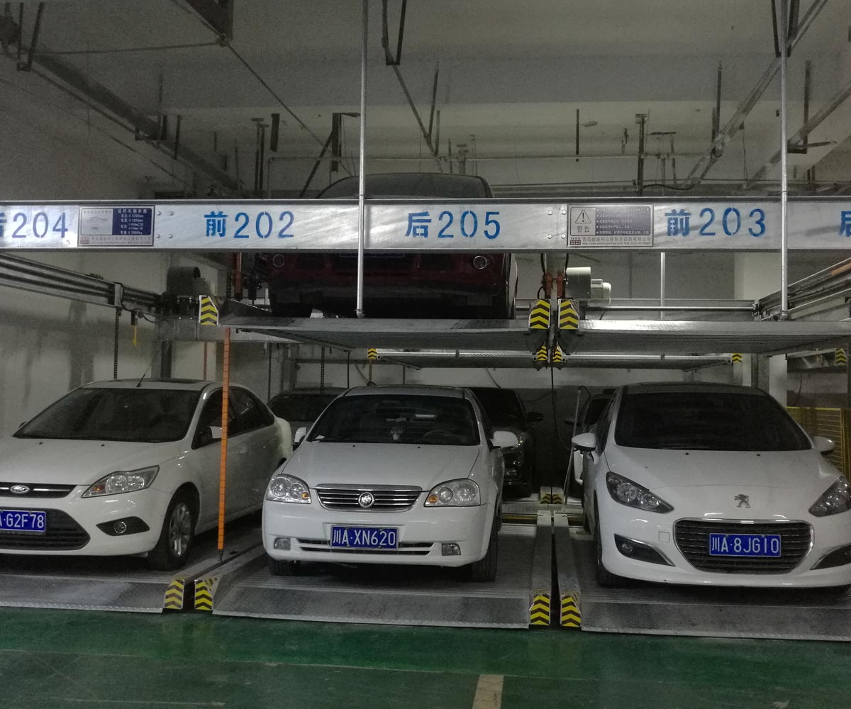 望謨二層升降橫移機(jī)械停車位